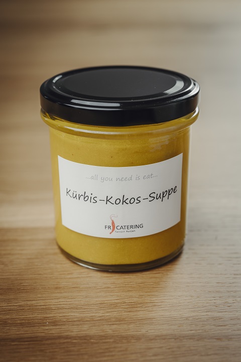 Kürbis-Kokos-Suppe