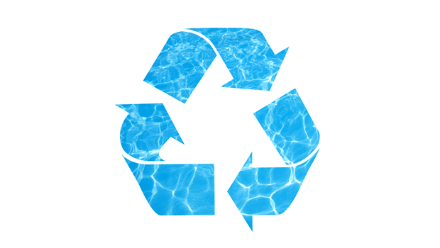 Save water, recycle symbol